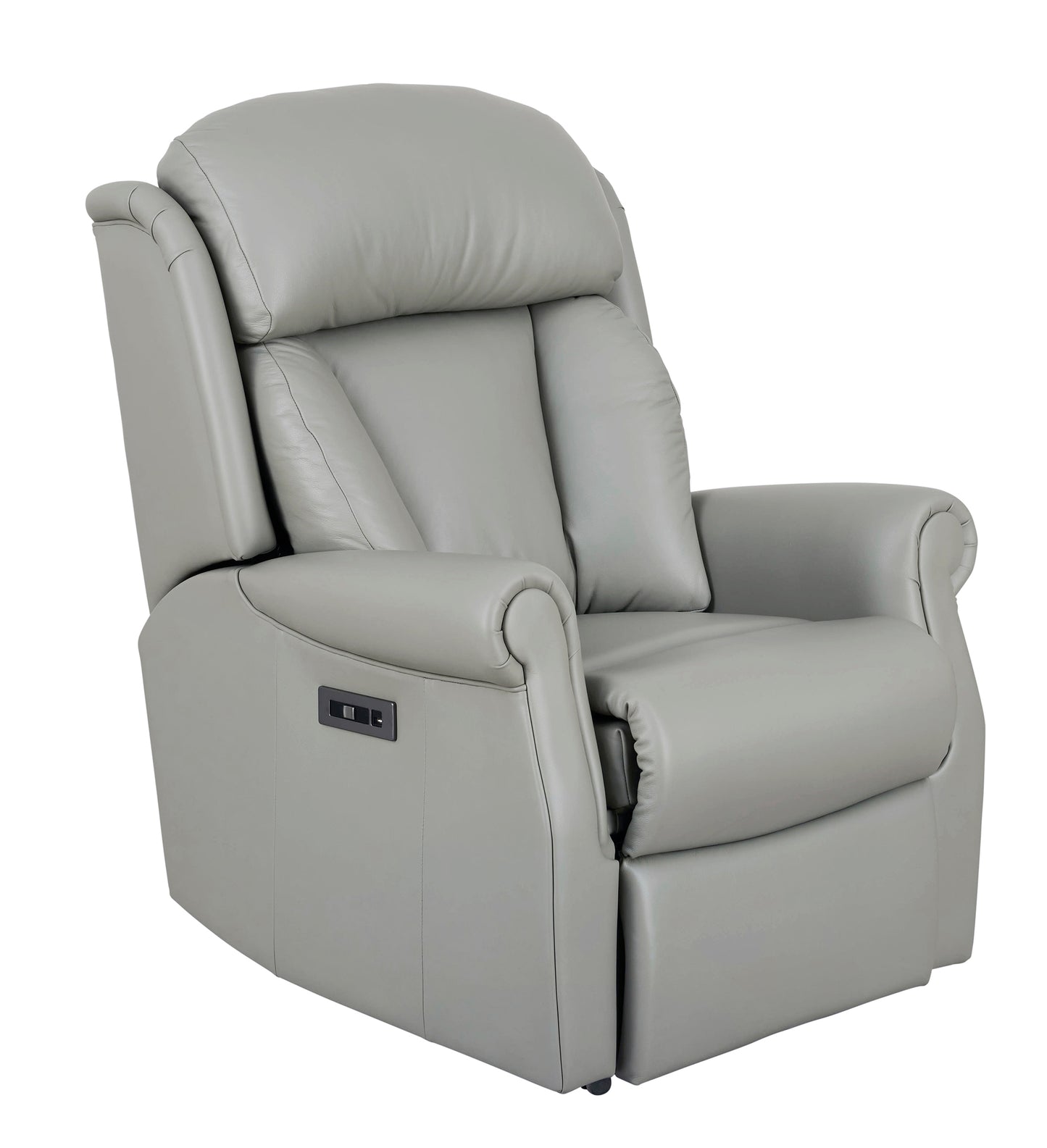 Celebrity Ashfield Electric Powered Recliner Leather Armchair With Lumbar & Headrest Adjustment Options