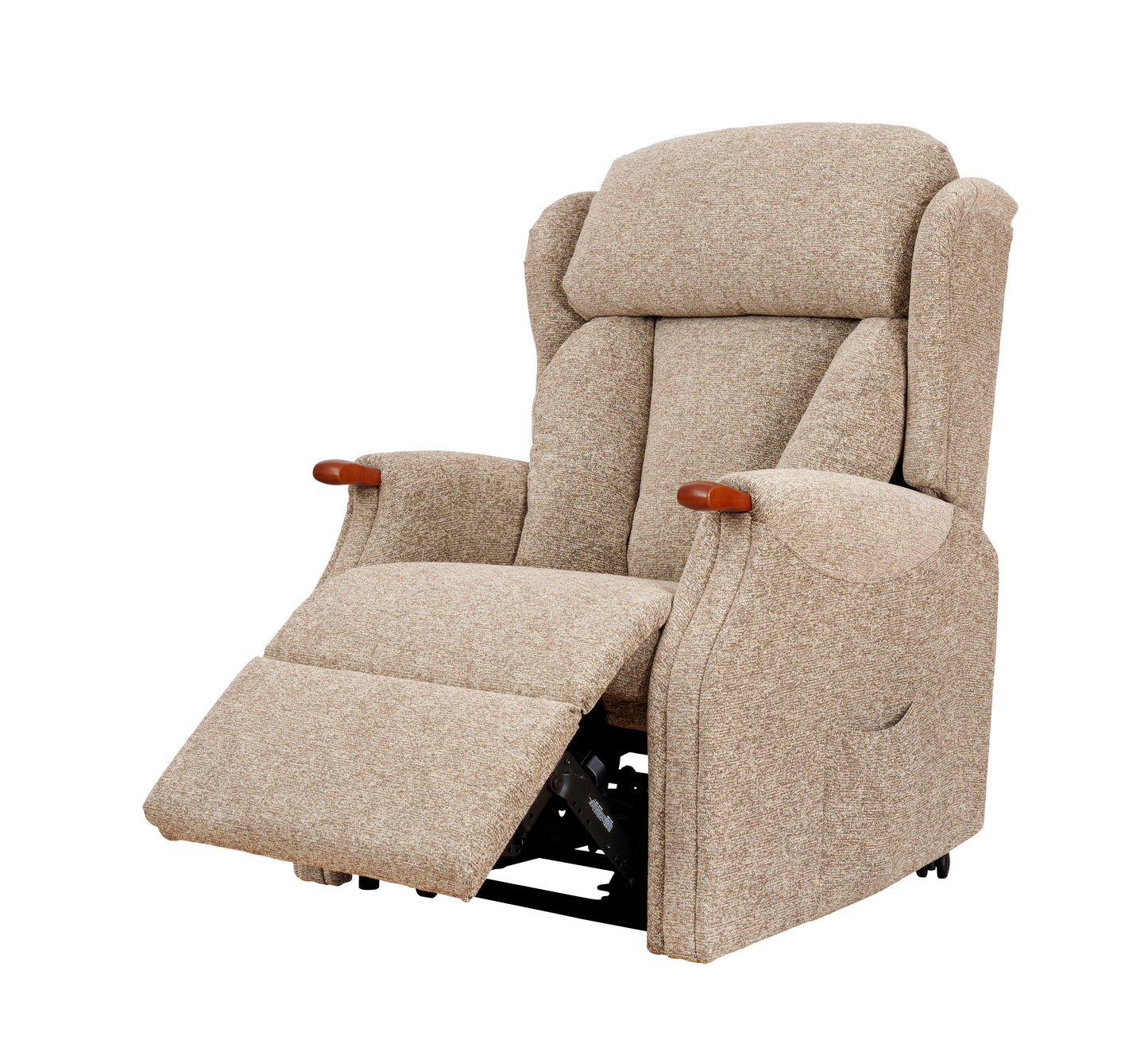 Celebrity Canterbury Electric Powered Recliner Fabric Armchair With Mammoth Foam & Lumbar & Headrest Adjustment Option