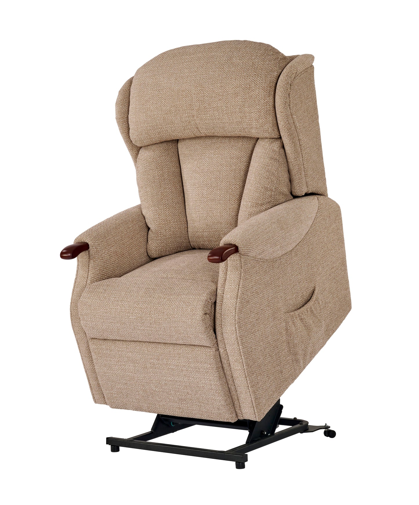 Celebrity Canterbury Single Motor Rise And Recliner Fabric Armchair With Mammoth Foam VAT FREE