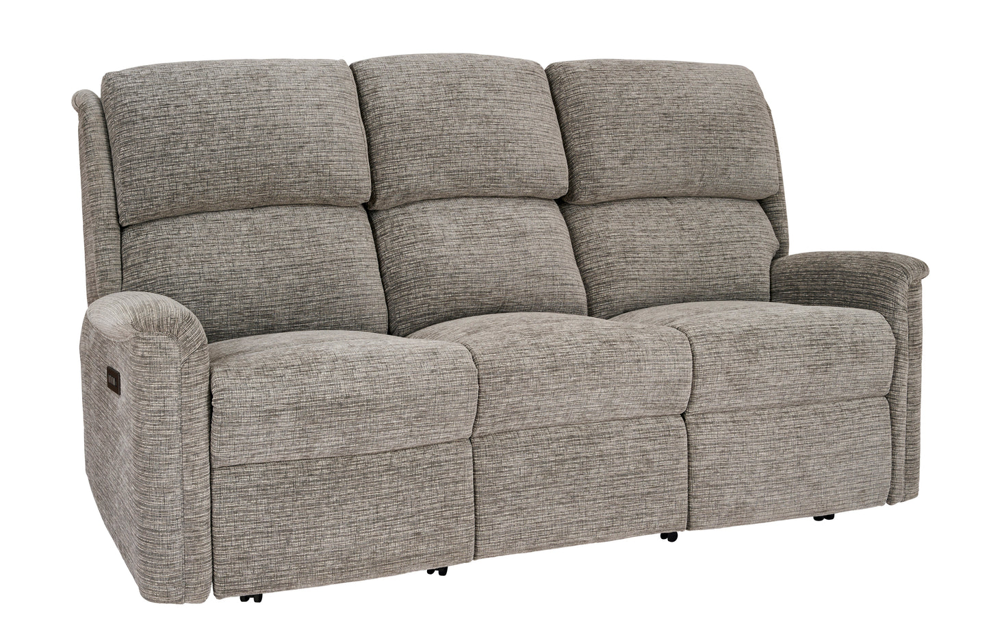 Celebrity Farndon Three Seater Settee Manual Reclining Fabric Sofa With Mammoth Foam