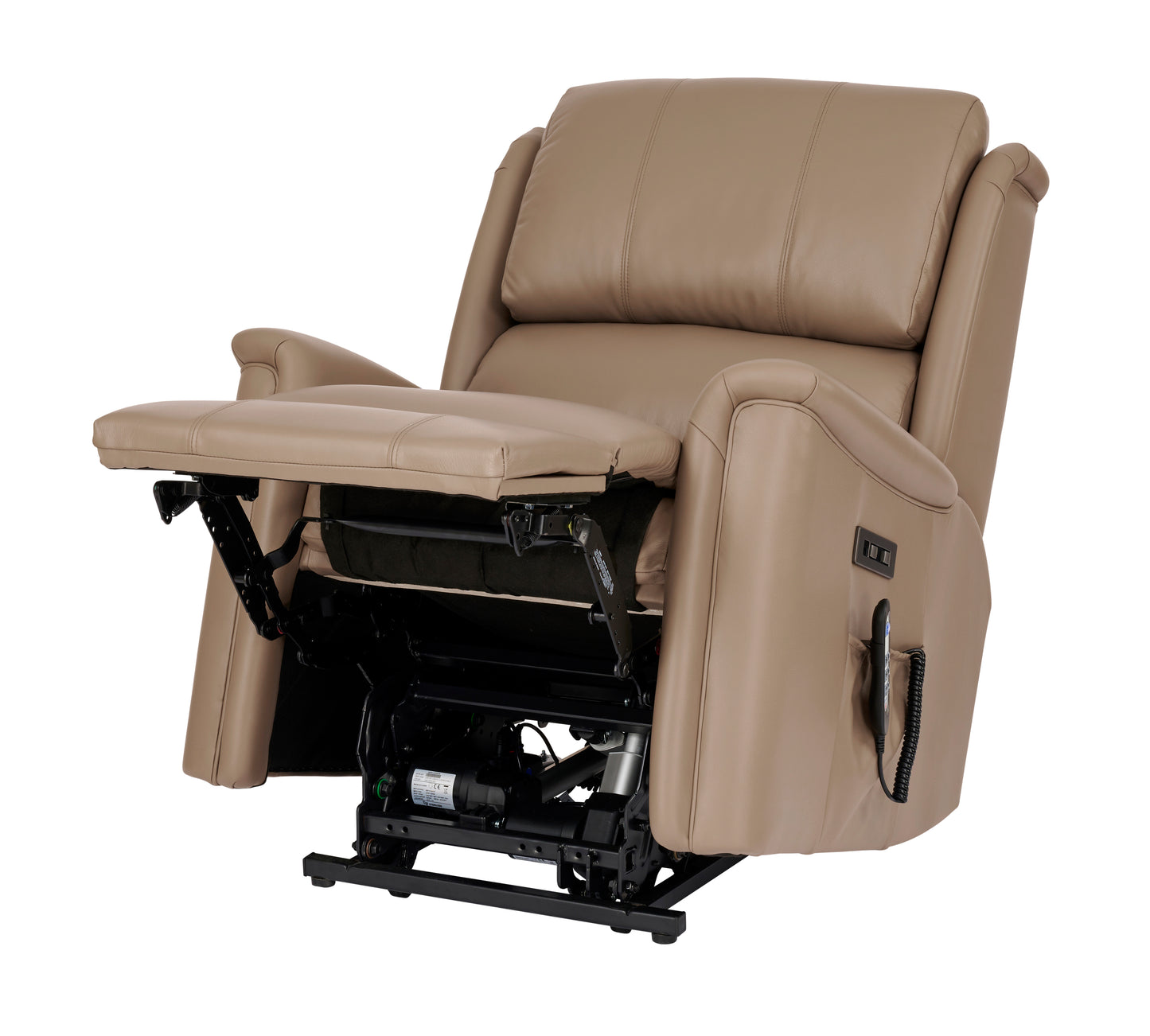 Celebrity Farndon Cloud Zero Triple Motor Rise And Recliner Leather Armchair With Lumbar & Headrest Adjustment Option VAT FREE