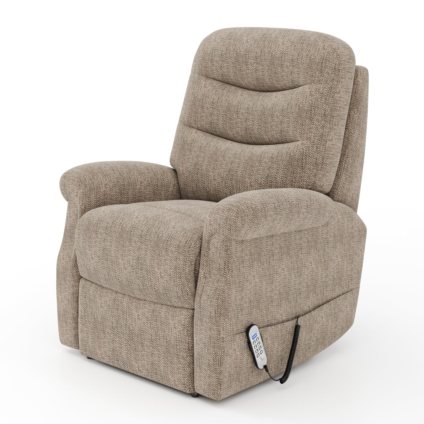 Express Delivery Celebrity Hollingwell Dual Motor Rise And Recliner Fabric Armchair With Mammoth Foam VAT FREE
