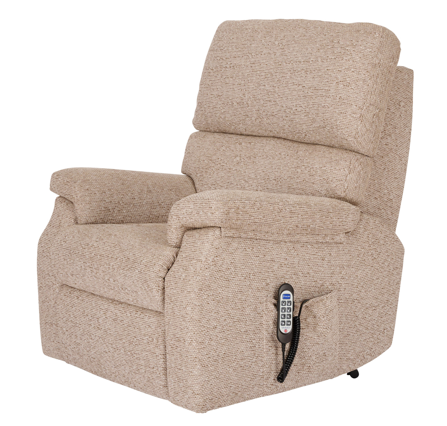 Celebrity Newstead Single Motor Rise And Recliner Fabric Armchair With Adjustable Headrest Option VAT FREE