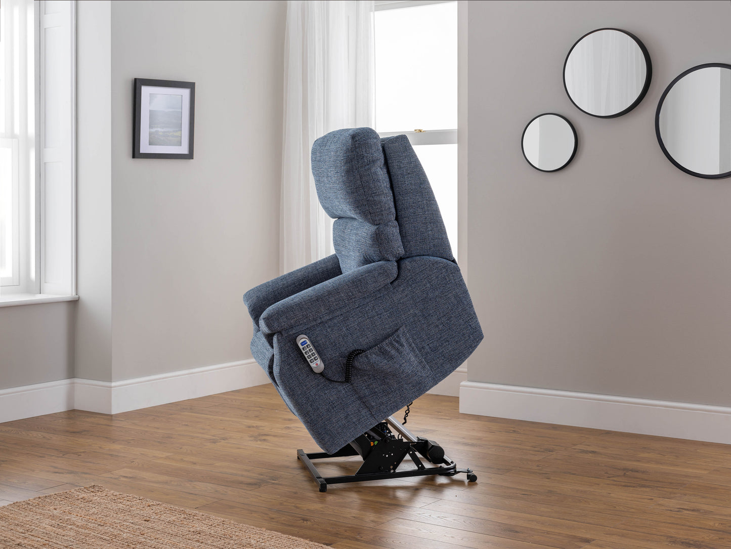 Celebrity Newstead Cloud Zero Triple Motor Rise And Recliner Fabric Armchair With Adjustable Headrest Option VAT FREE