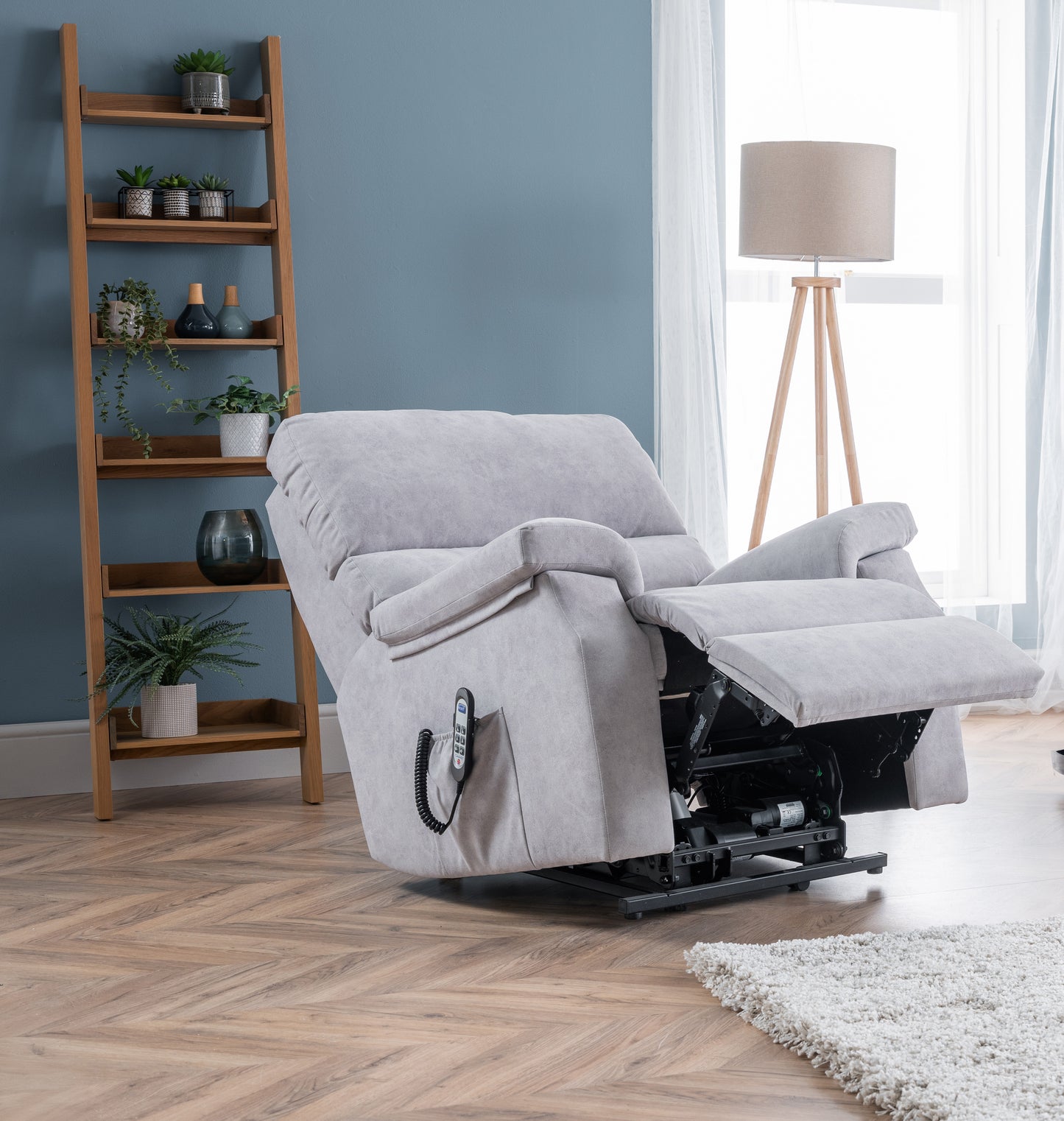 Celebrity Newstead Cloud Zero Triple Motor Rise And Recliner Fabric Armchair With Adjustable Headrest Option VAT FREE