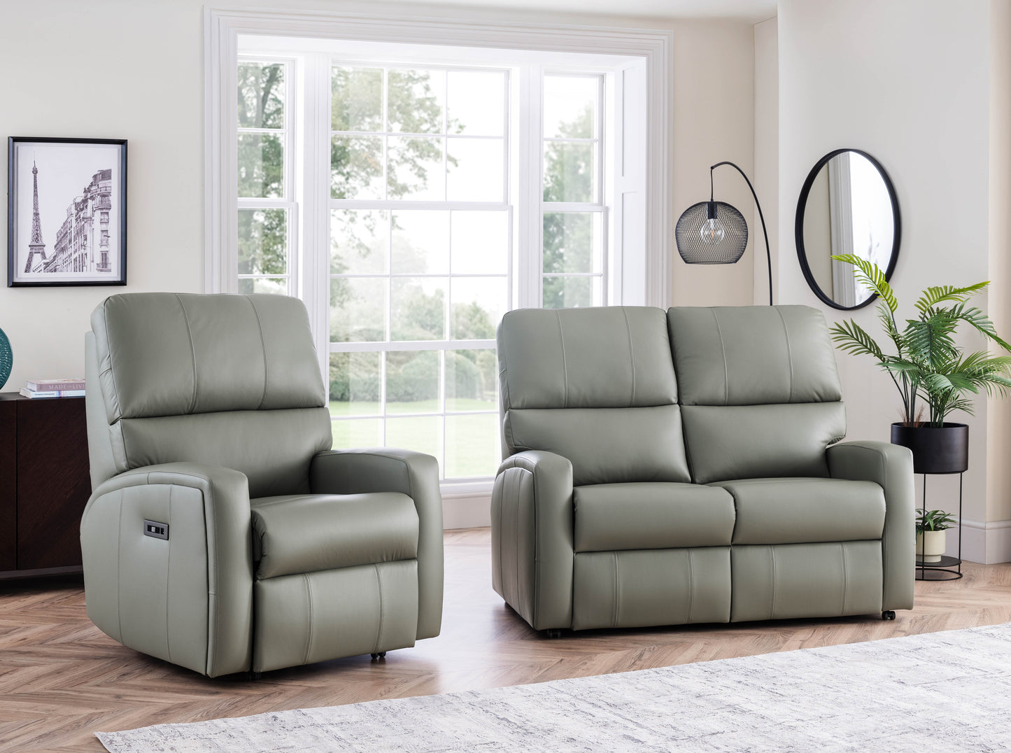 Celebrity Southwell Cloud Zero Triple Motor Rise And Recliner Leather Armchair With Lumbar & Headrest Adjustment Option VAT FREE