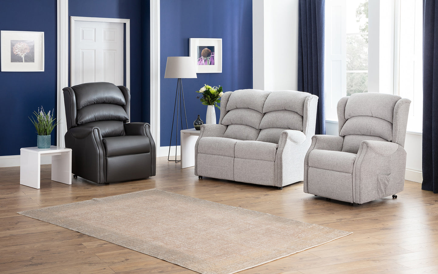 Celebrity Westbury Fabric Fixed Three Seater Sofa Settee With Mammoth Foam