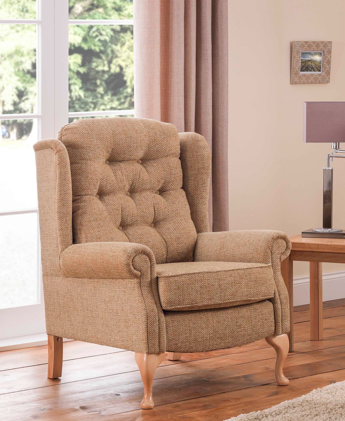 Celebrity Woburn Legged Fixed Fabric Fireside Chair