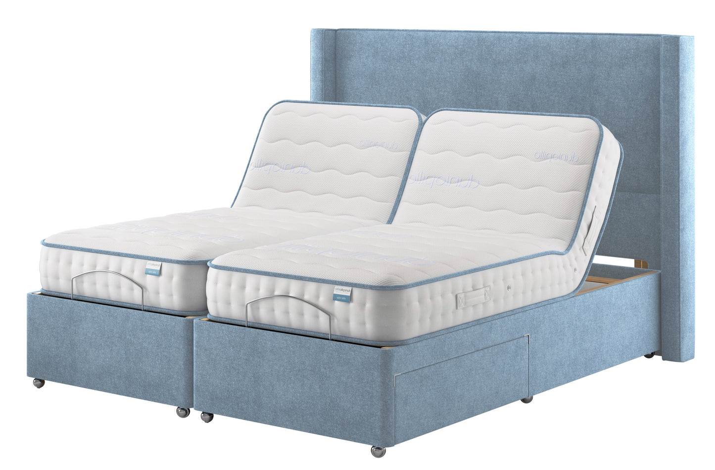 Dunlopillo Elite Relax Premium Talalay Latex Electric Adjustable Bed Set