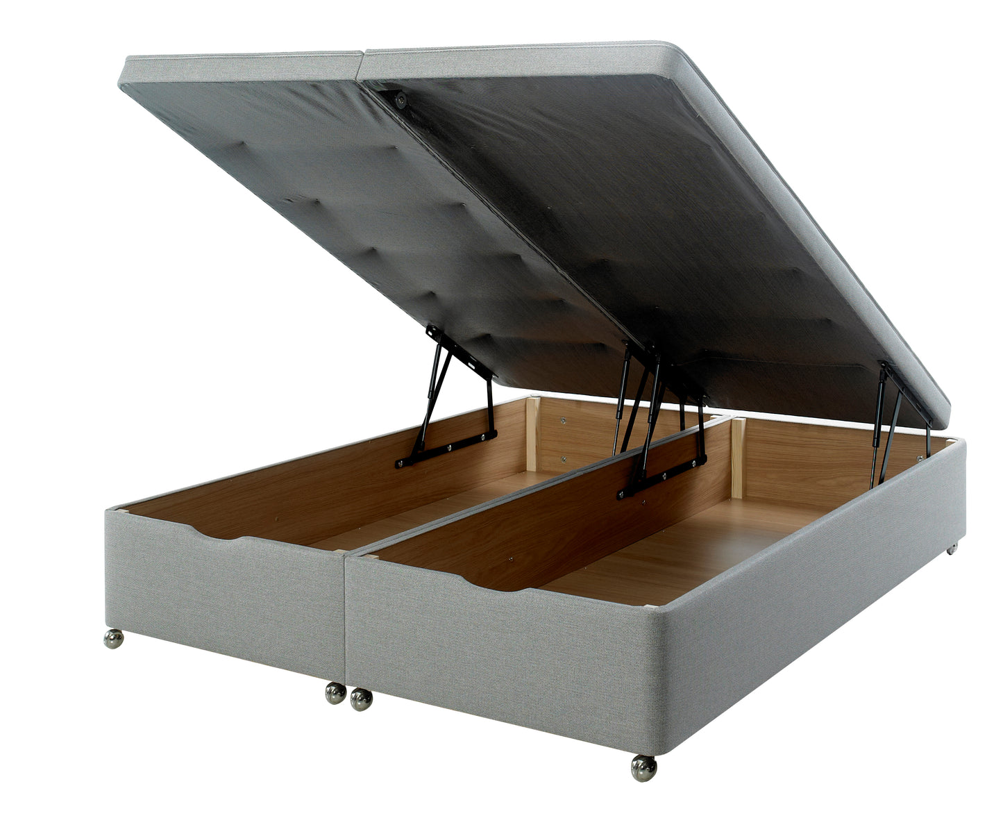 Relyon Braemar 1400 Pocket Sprung Luxurious Hand Made Ottoman Bed Set In Either Softer, Medium Or Firmer