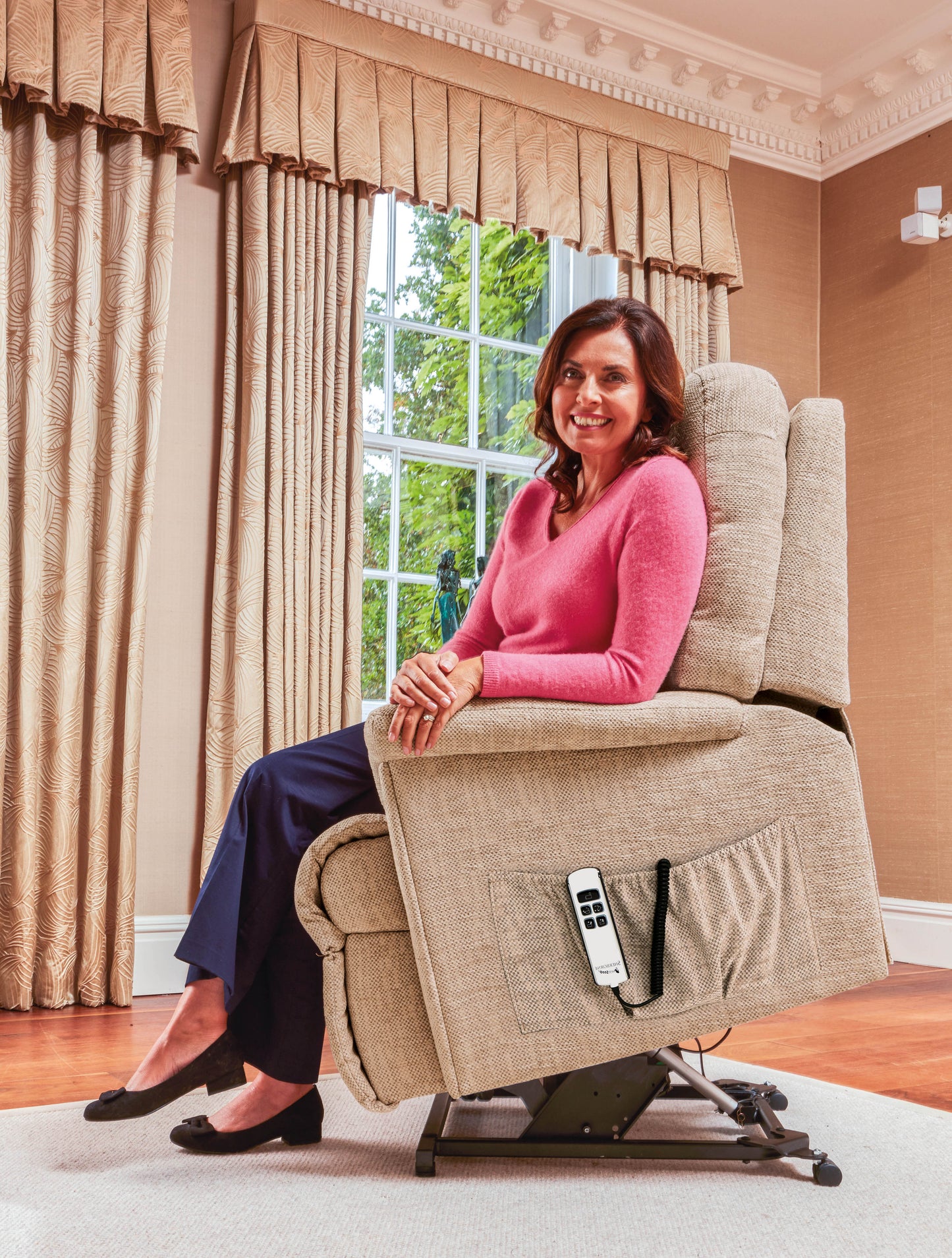 Sherborne Keswick Express Delivery Dual Motor Fabric Rise And Recliner Armchair VAT FREE