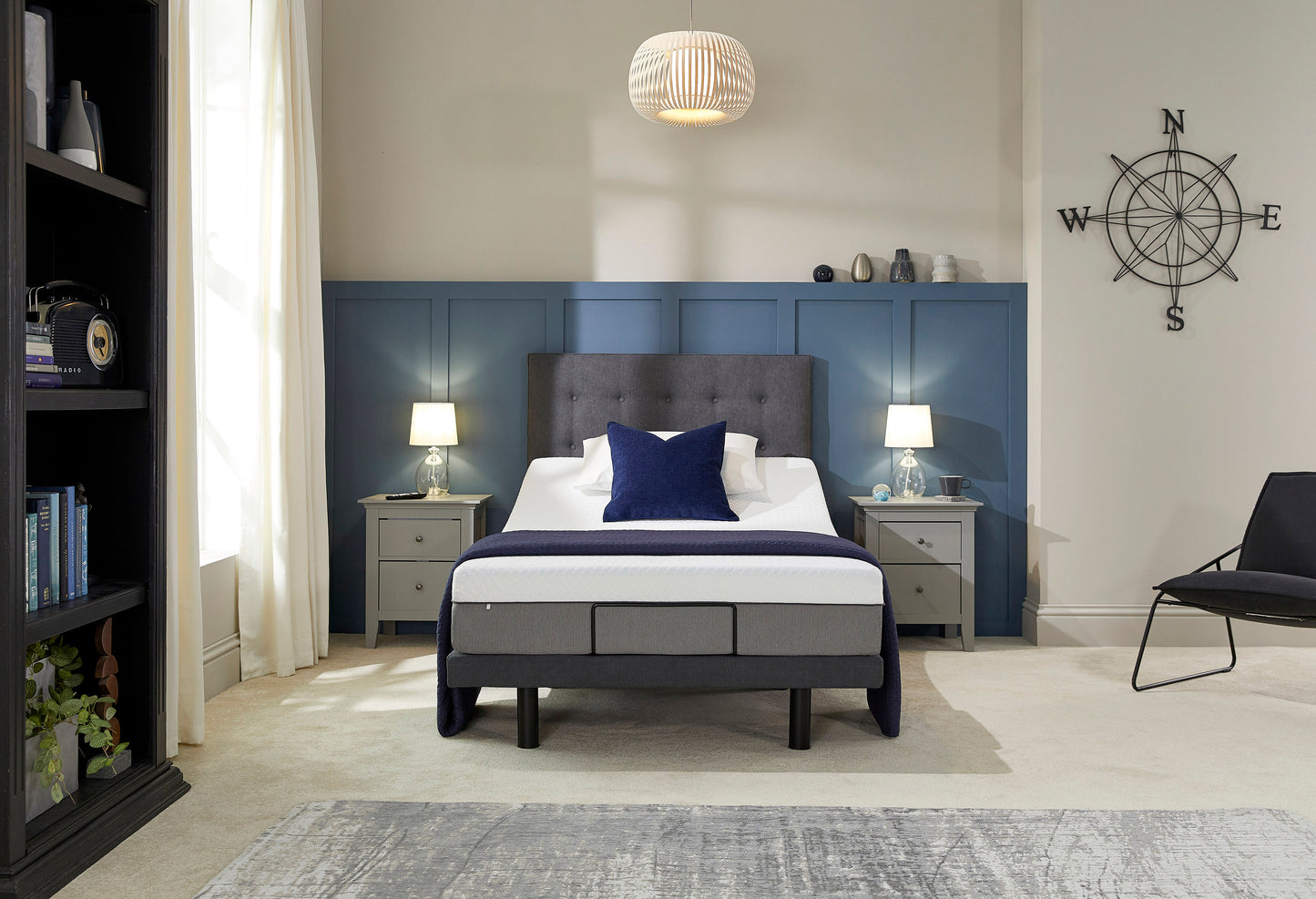 4ft Small Double Emerald Motion Adjustable Bed With A Selection Of Mattresses VAT FREE