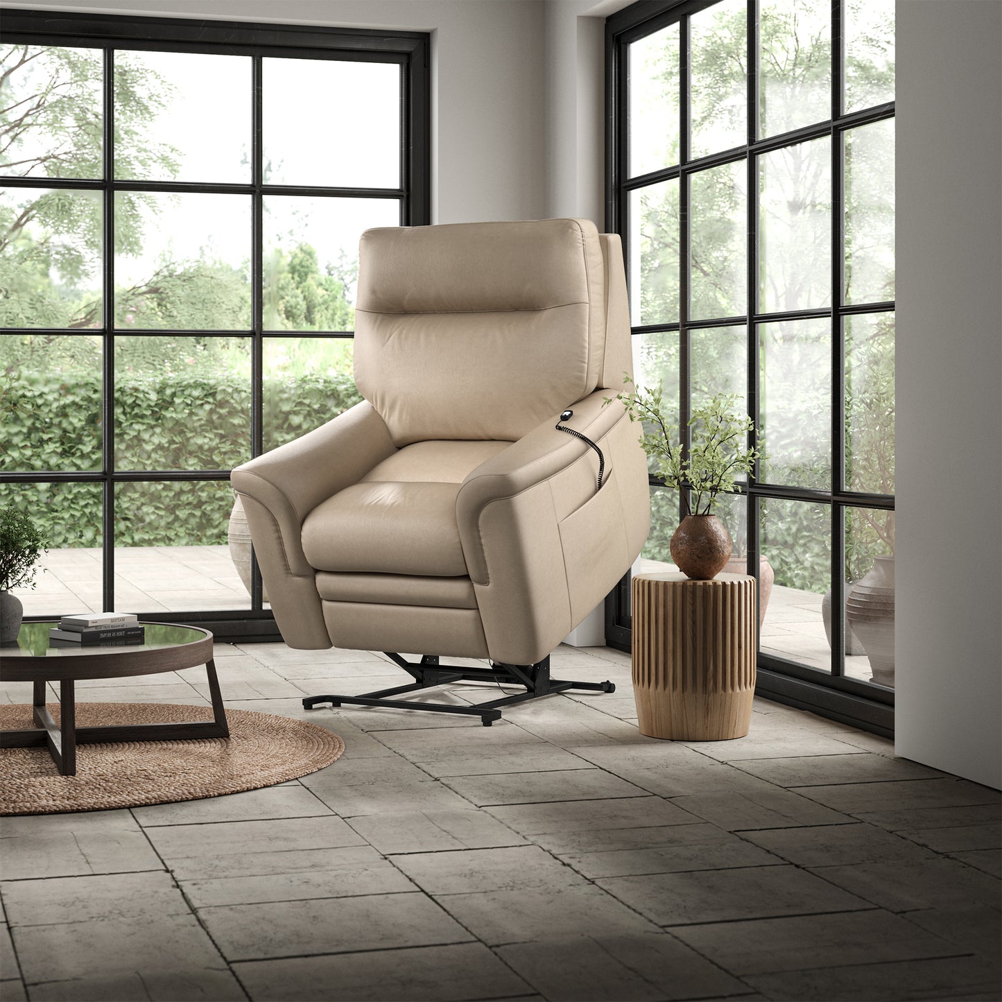 Parker Knoll Hudson 23 Dual Motor Leather Riser Recliner Armchair