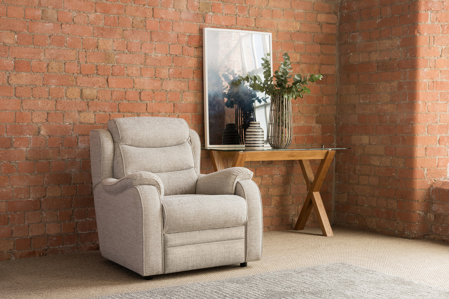 Parker Knoll Michigan 25 Electric Power Recliner Fabric Armchair