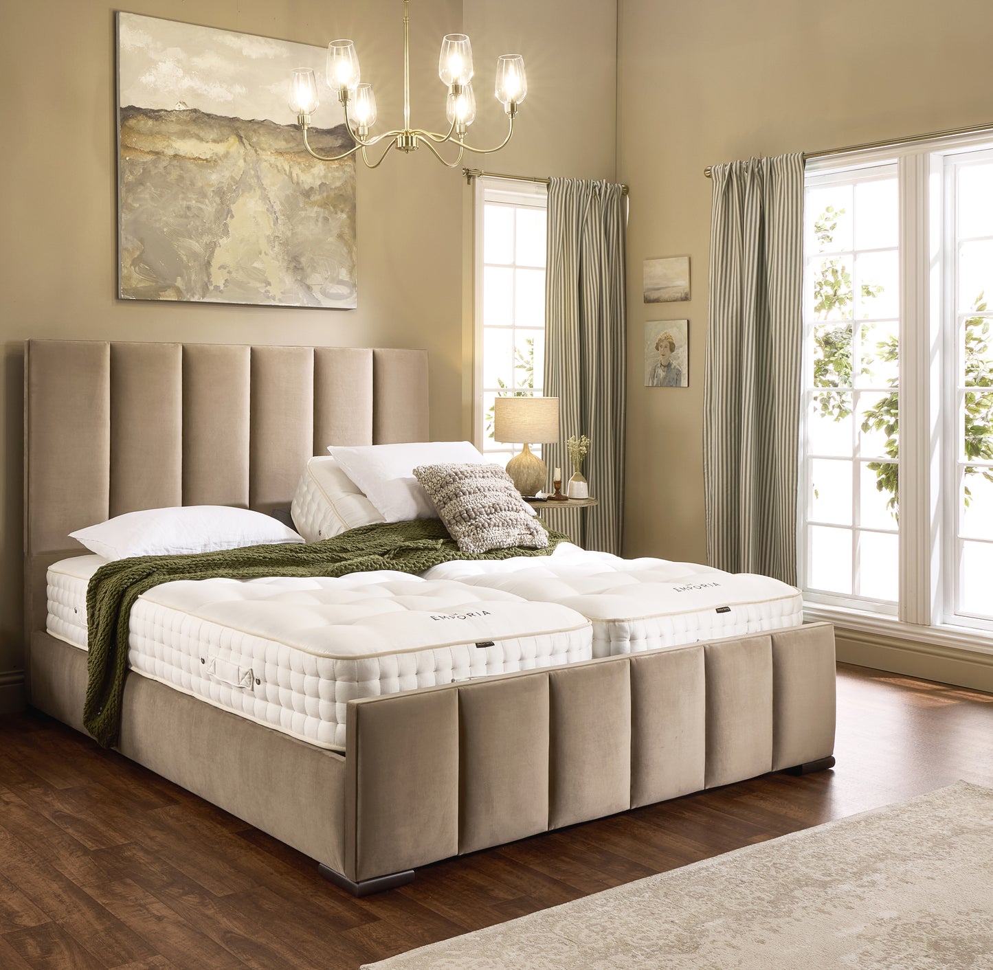 Emporia Pocket Sprung Soft, Medium Or Firm Feel Adjustable Bed Mattress VAT FREE