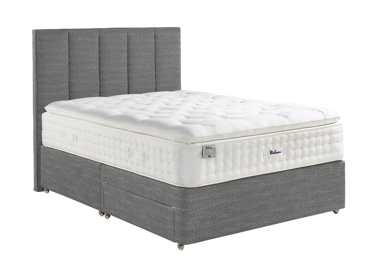 Relyon Chiltern Natural Luxury Pillow Top 2500 Pocket Sprung Luxurious Hand Made Medium Feel Mattress