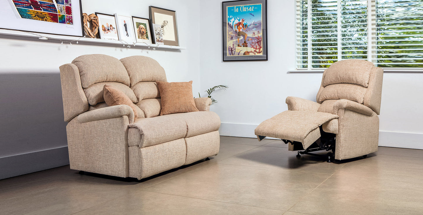 Sherborne Albany Two Seater Fixed Fabric Sofa