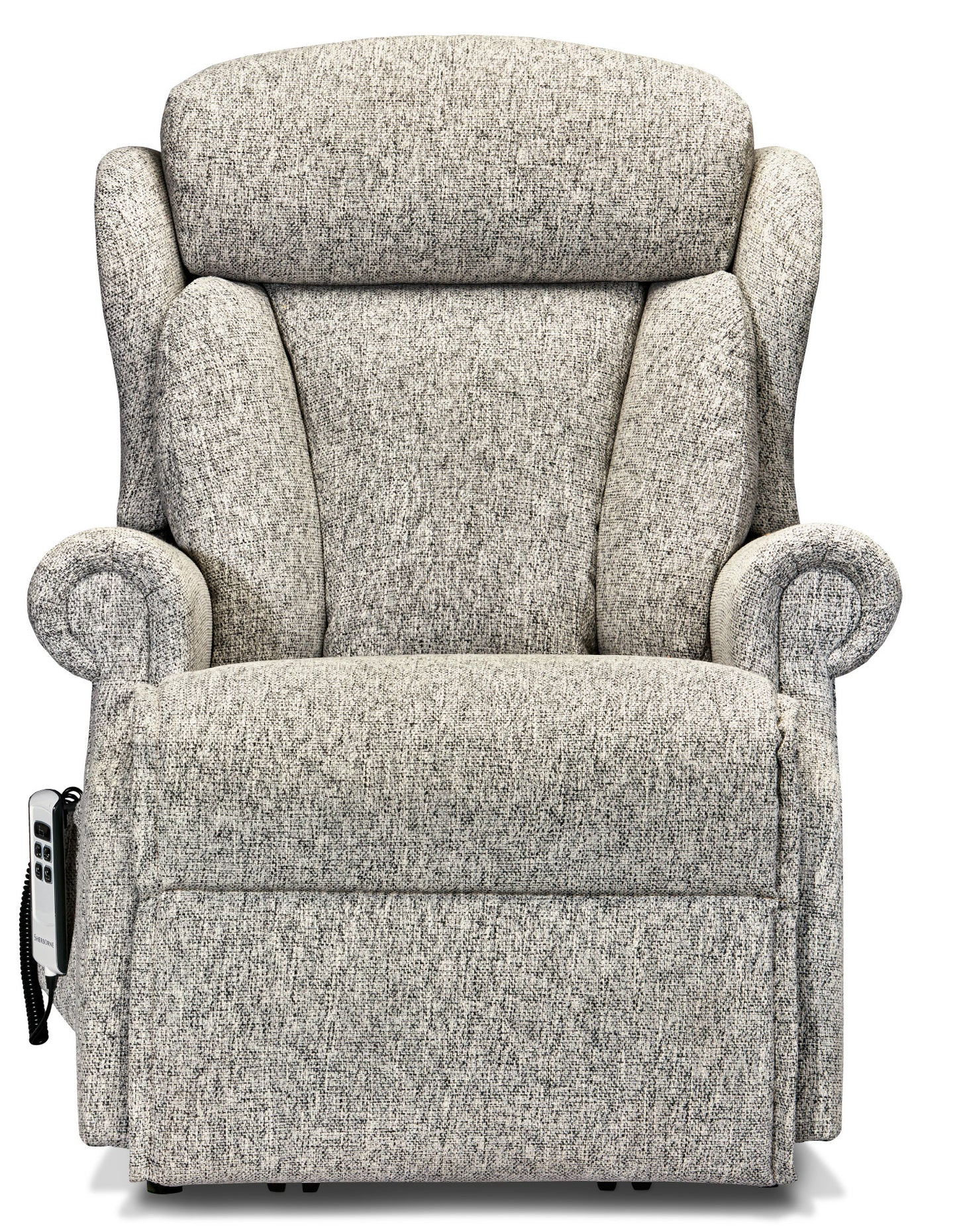 Sherborne Cartmel Cloud Comfort Triple Motor Fabric Riser Recliner Armchair With Lumbar & Headrest Adjustment Option VAT FREE