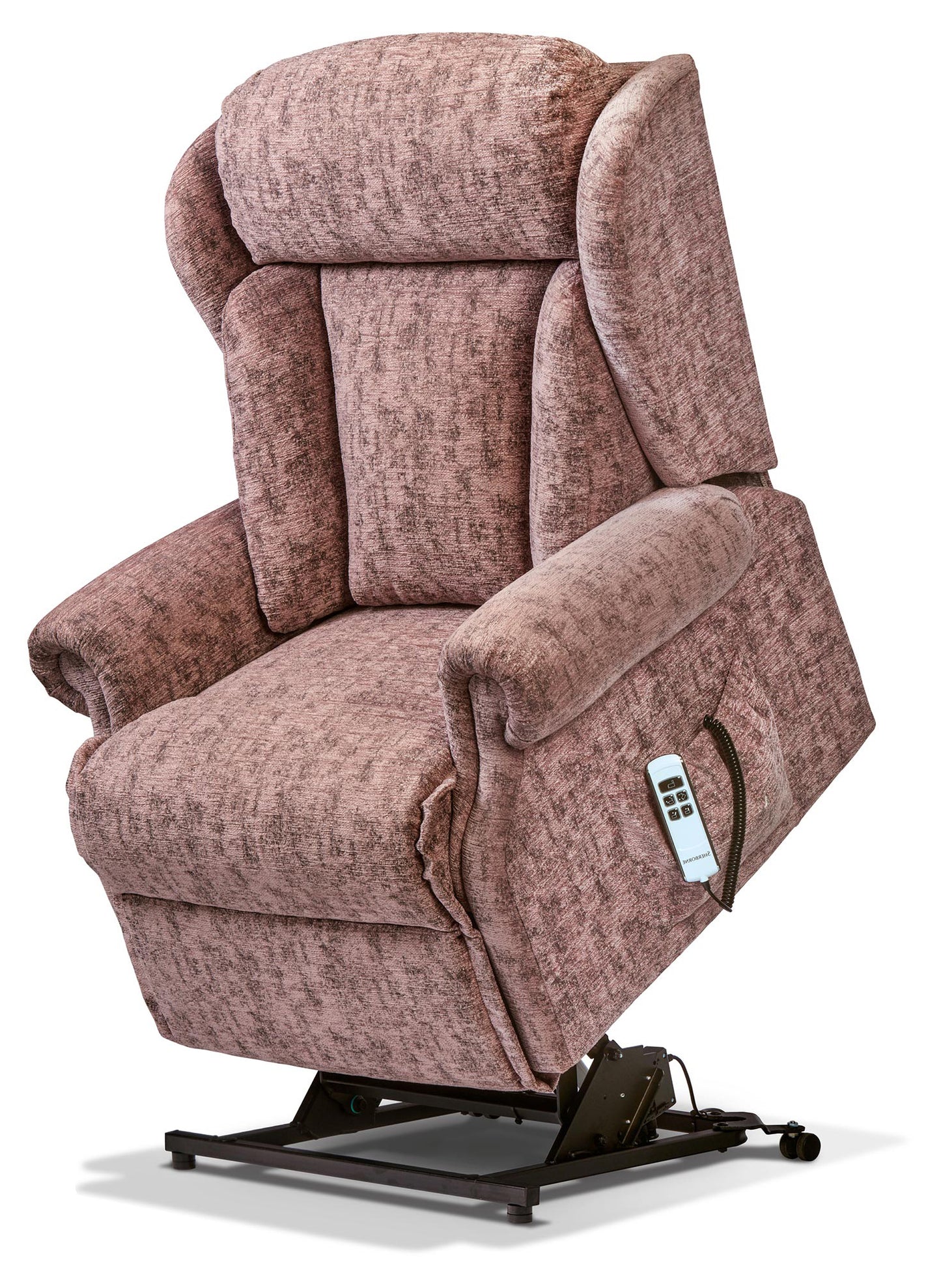 Sherborne Cartmel Dual Motor Fabric Riser Recliner Armchair With Lumbar & Headrest Adjustment Option VAT FREE