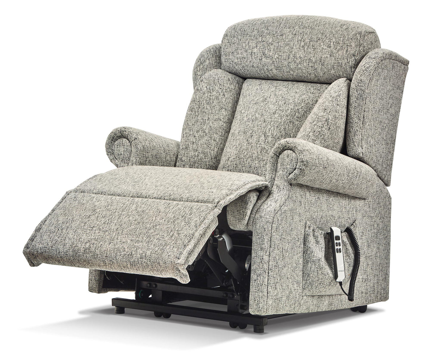 Sherborne Cartmel Cloud Comfort Triple Motor Fabric Riser Recliner Armchair With Lumbar & Headrest Adjustment Option VAT FREE