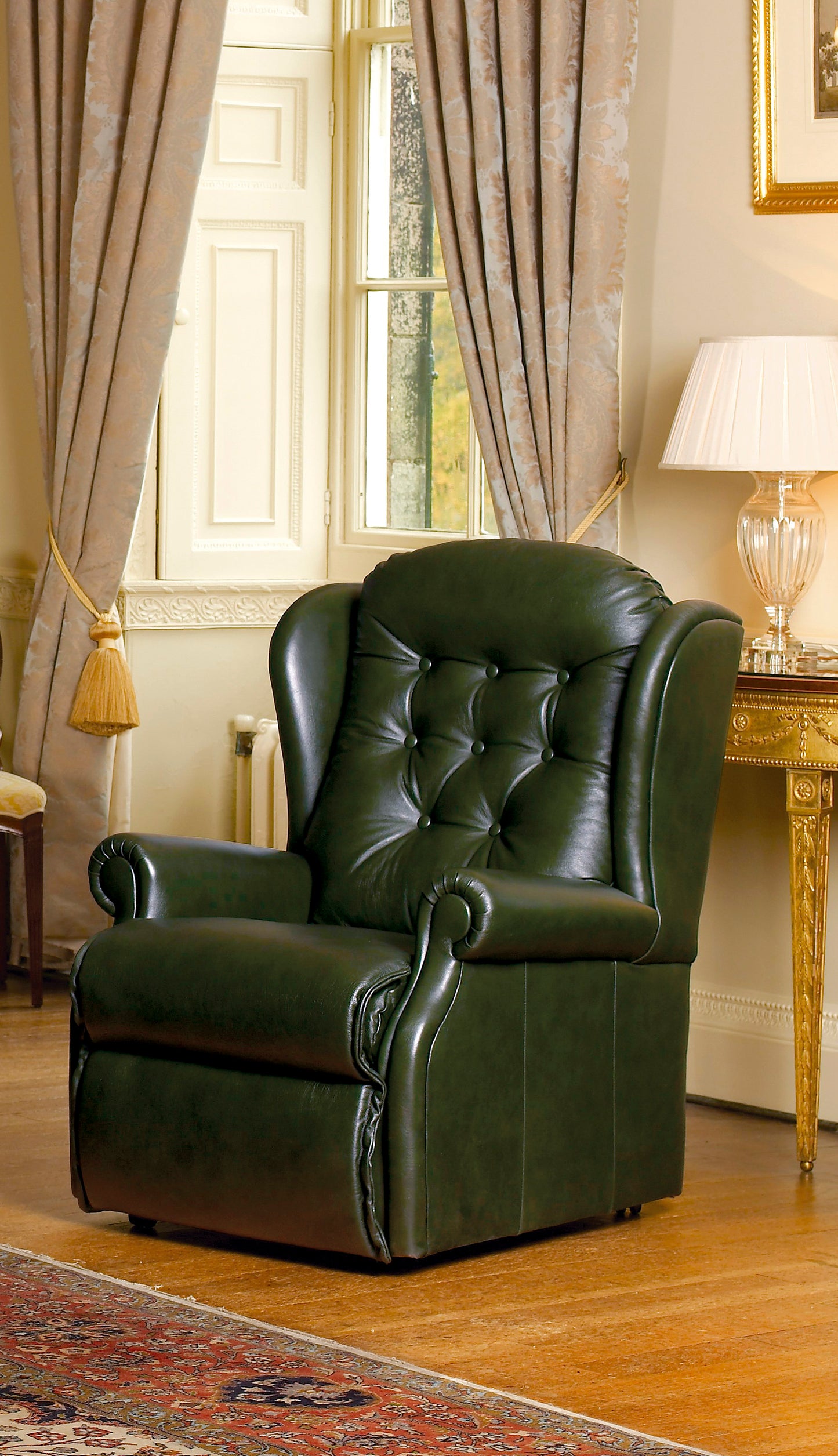 Sherborne Lynton Fixed Leather Armchair