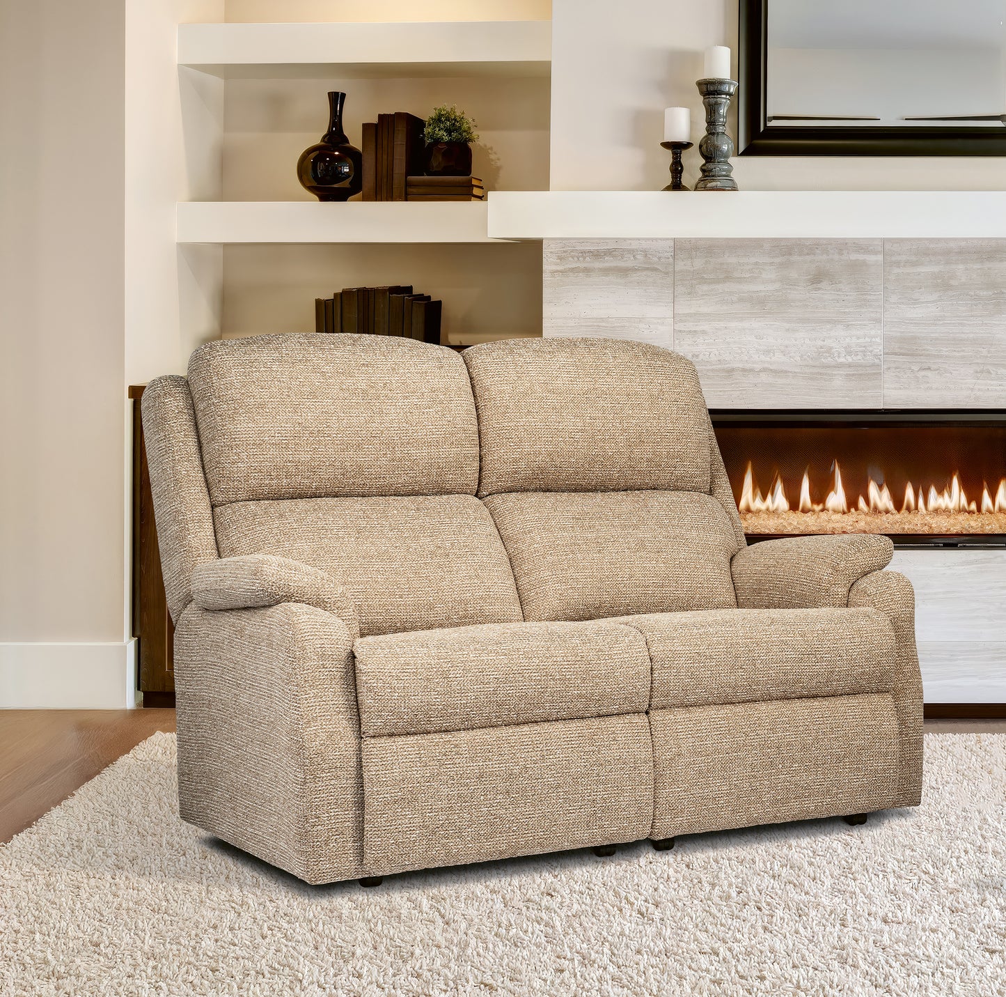 Sherborne Dakota Two Seater Manual Reclining Fabric Sofa