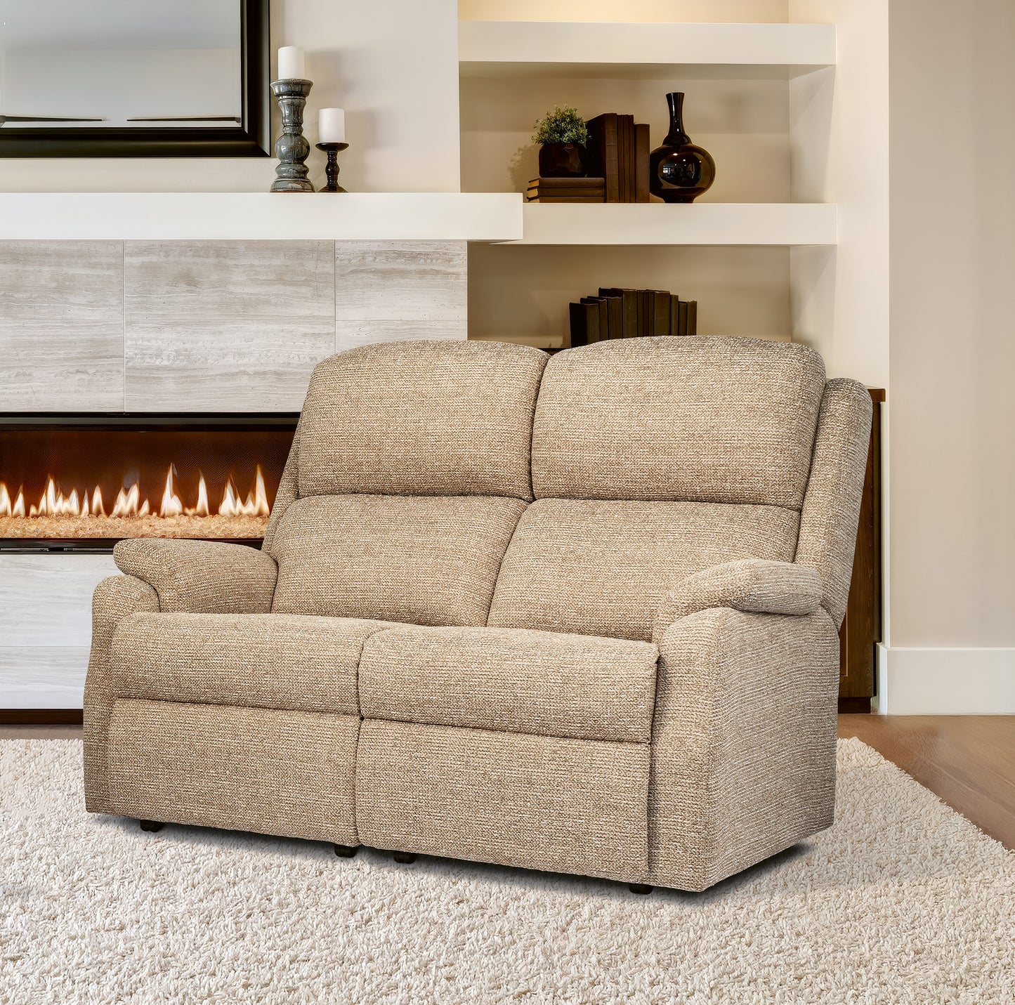 Sherborne Dakota Two Seater Manual Reclining Fabric Sofa