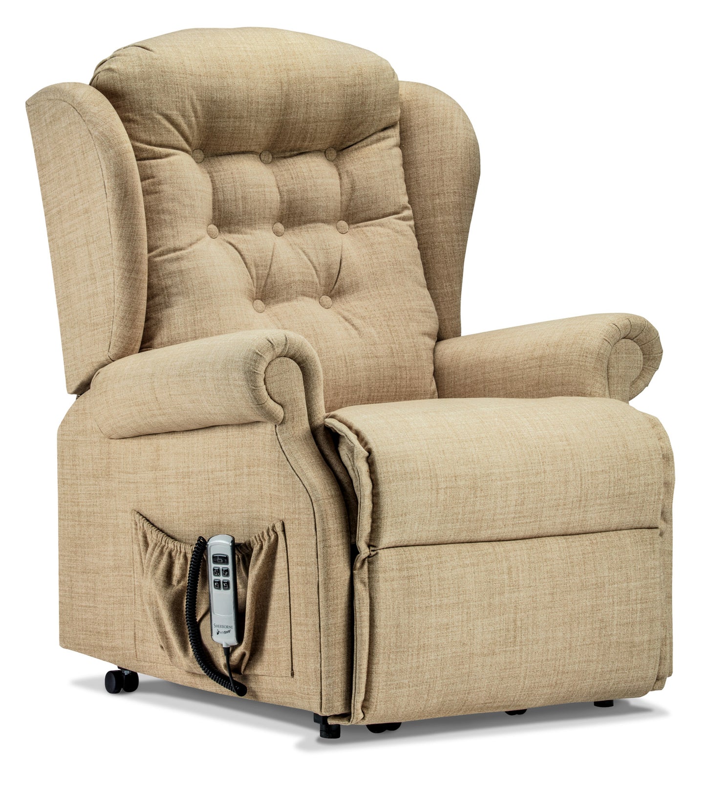 Sherborne Lynton Dual Motor Fabric Rise And Recliner Armchair VAT FREE