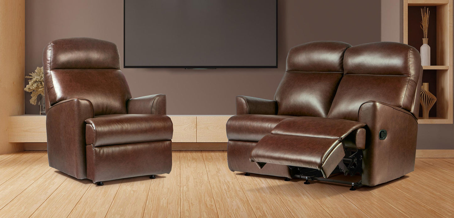 Sherborne Harrow Electric Recliner Leather Armchair