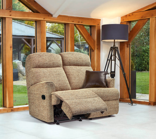 Sherborne Harrow Two Seater Manual Reclining Fabric Sofa