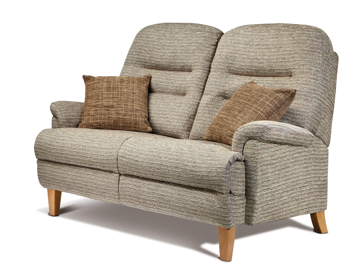 Sherborne Keswick Fireside Classic Fixed Fabric Two Seater Sofa