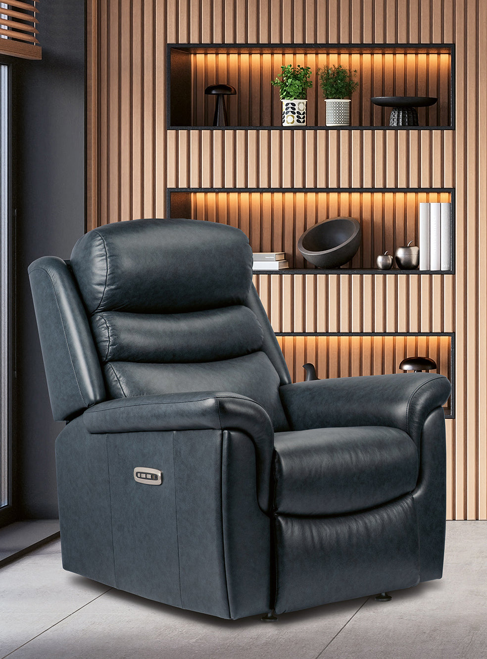 Sherborne Leyburn Fixed Leather Armchair