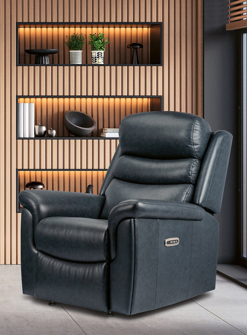 Sherborne Leyburn Fixed Leather Armchair