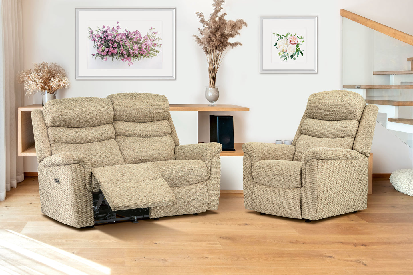 Sherborne Leyburn Fixed Fabric Armchair