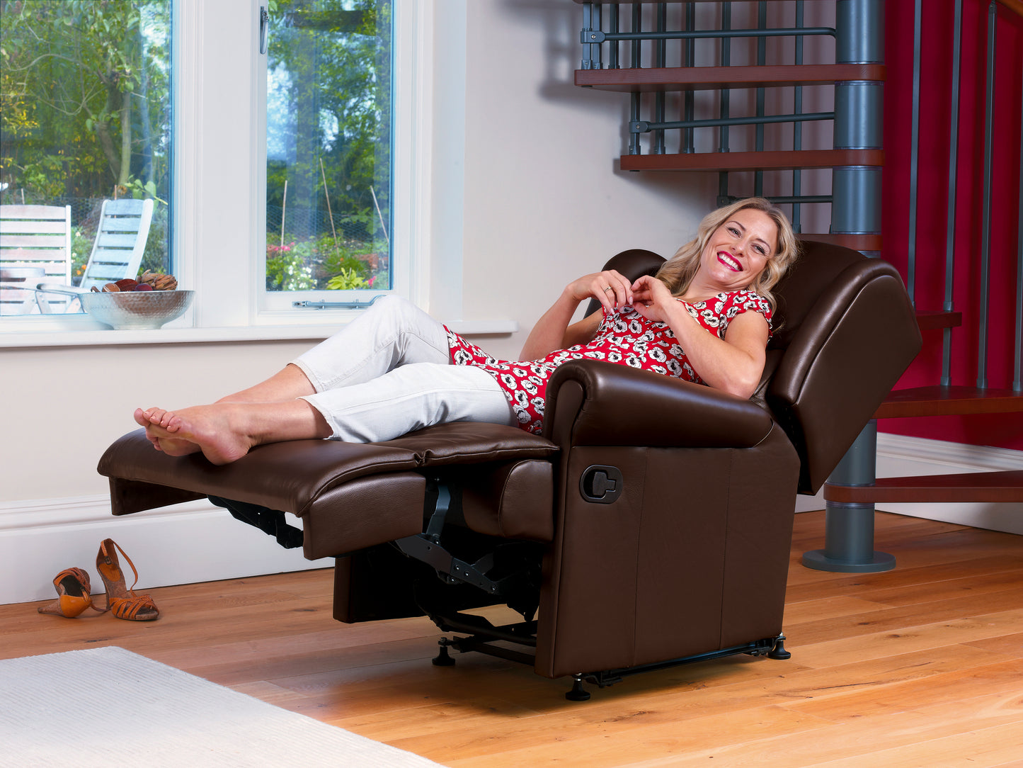 Sherborne Malvern Electric Recliner Leather Armchair