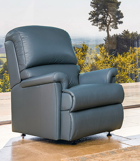 Sherborne Nevada Single Motor Leather Rise And Recliner Armchair VAT FREE