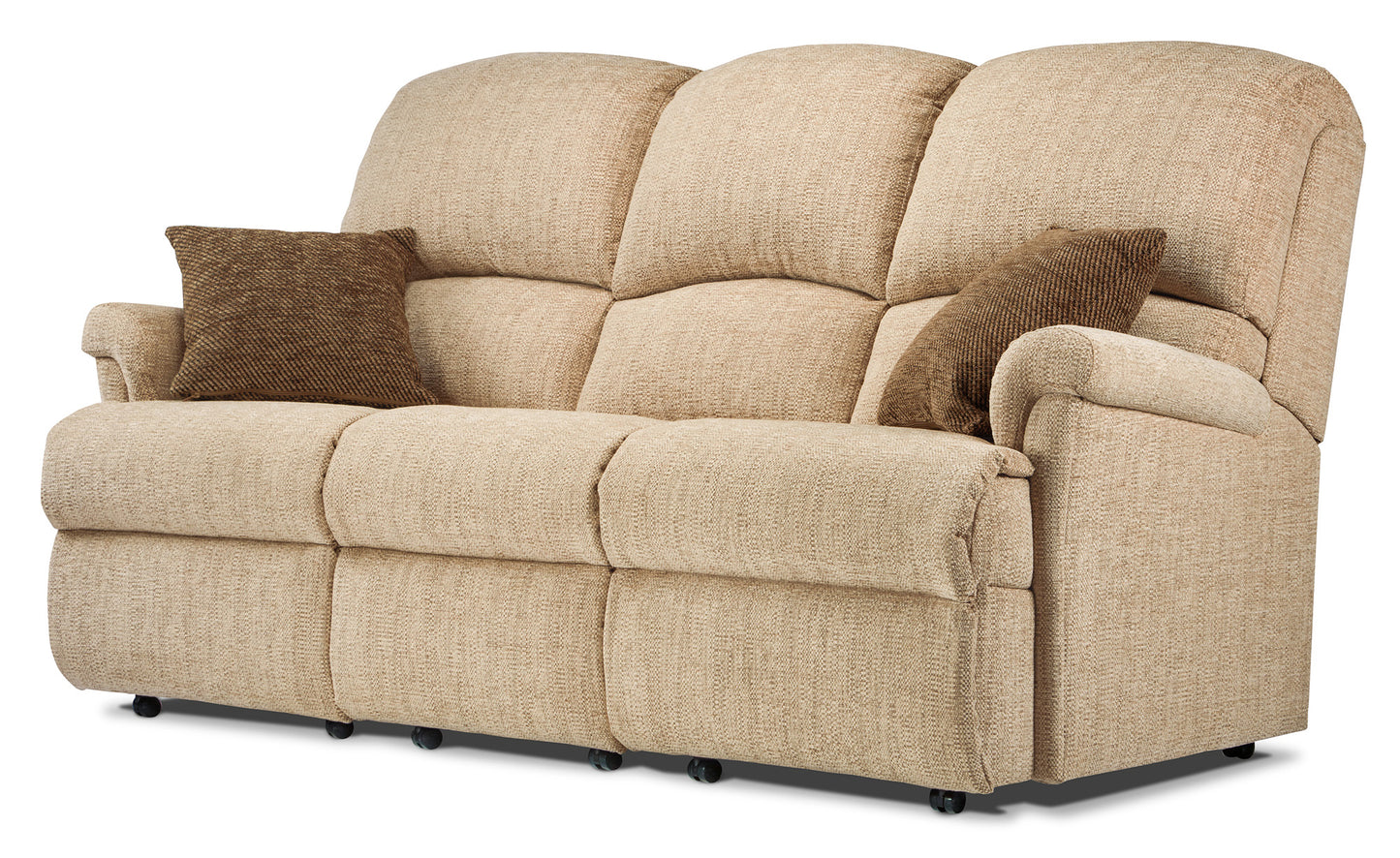 Sherborne Nevada Three Seater Electric Reclining Fabric Sofa