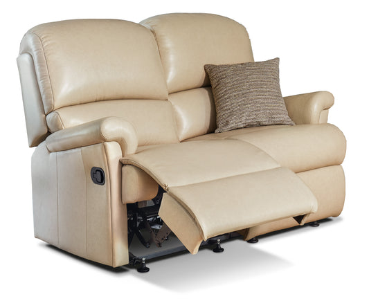 Sherborne Nevada Two Seater Manual Reclining Leather Sofa