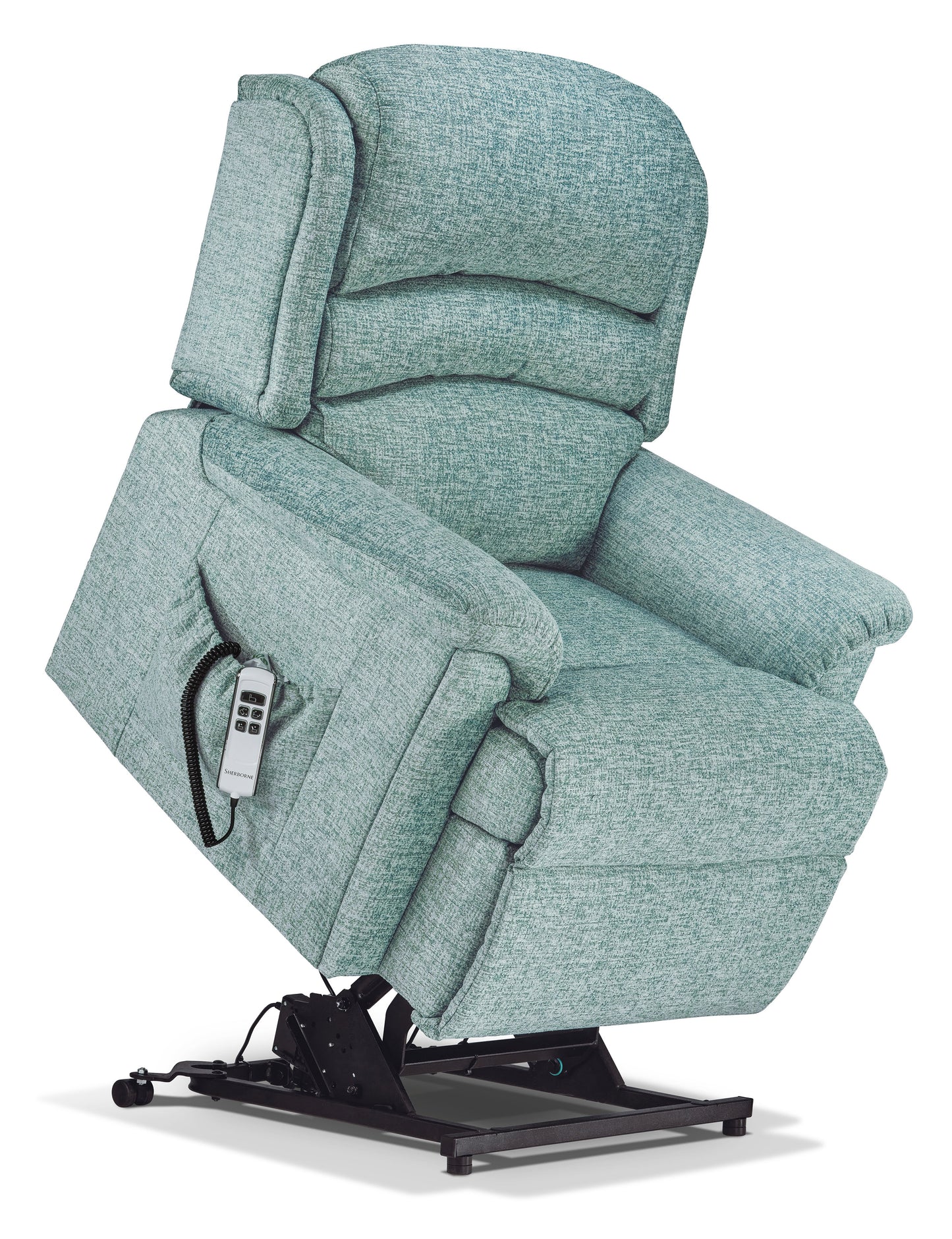 Sherborne Olivia Single Motor Fabric Riser Recliner Armchair VAT FREE