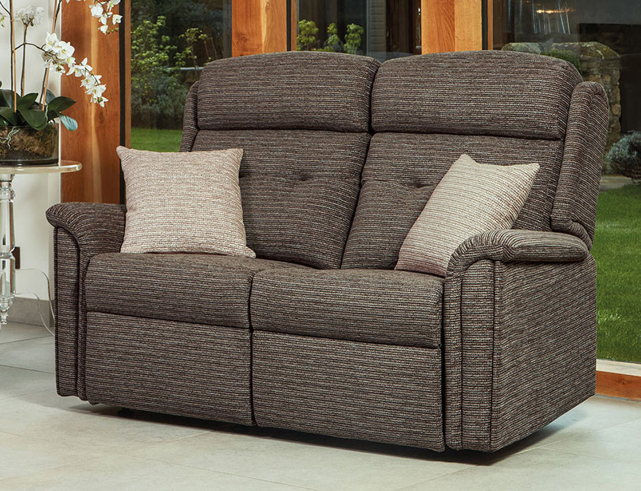 Sherborne Roma Two Seater Fixed Fabric Sofa