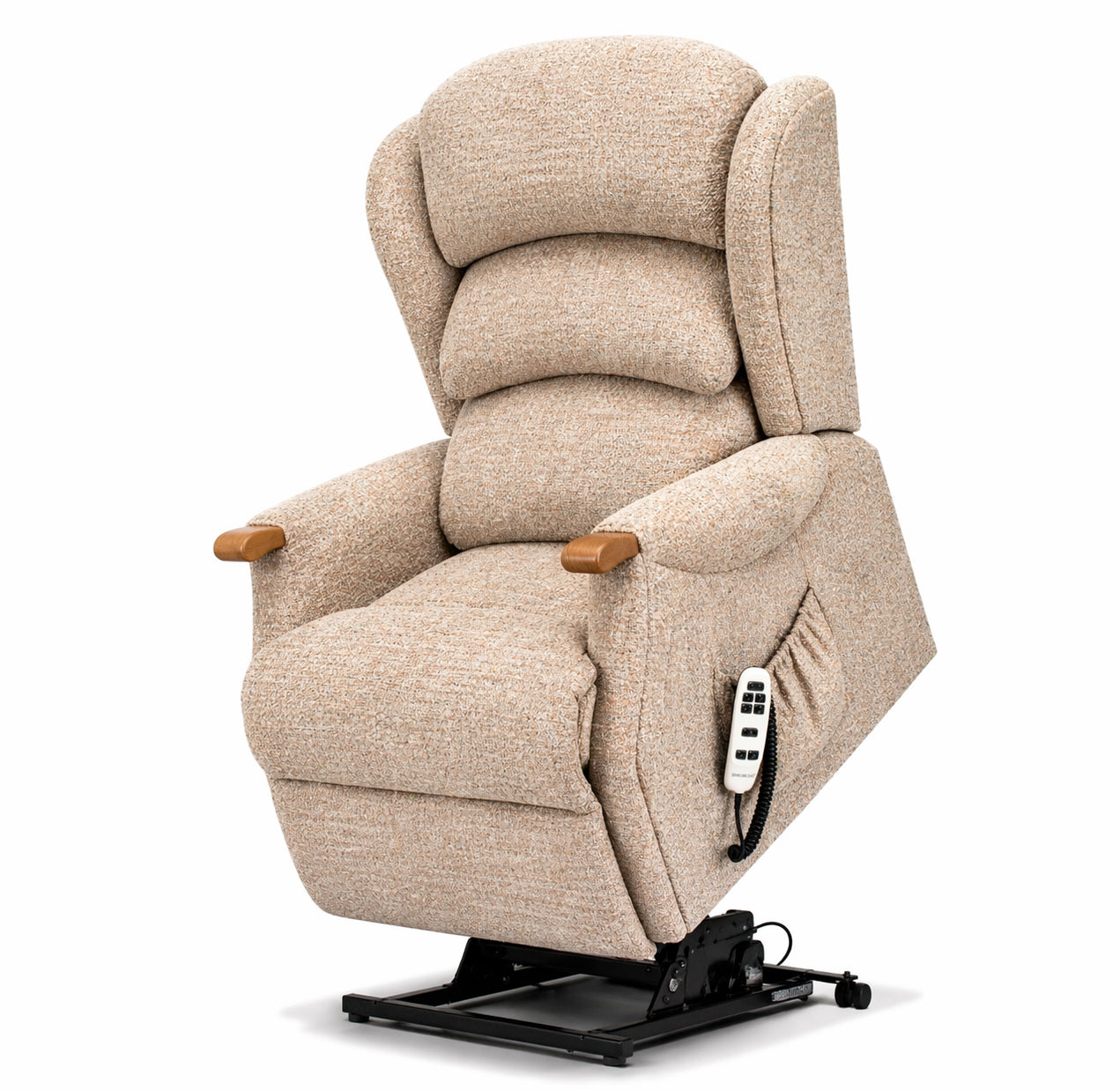 Sherborne Ryedale Knuckle Cloud Comfort Triple Motor Fabric Riser Recliner Armchair With Lumbar & Headrest Adjustment Option VAT FREE
