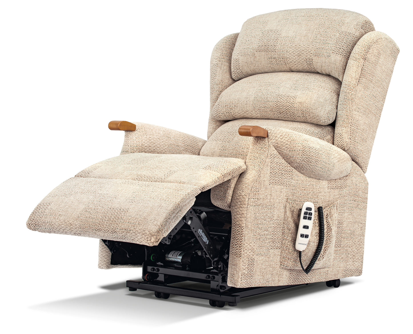 Sherborne Ryedale Knuckle Cloud Comfort Triple Motor Fabric Riser Recliner Armchair With Lumbar & Headrest Adjustment Option VAT FREE
