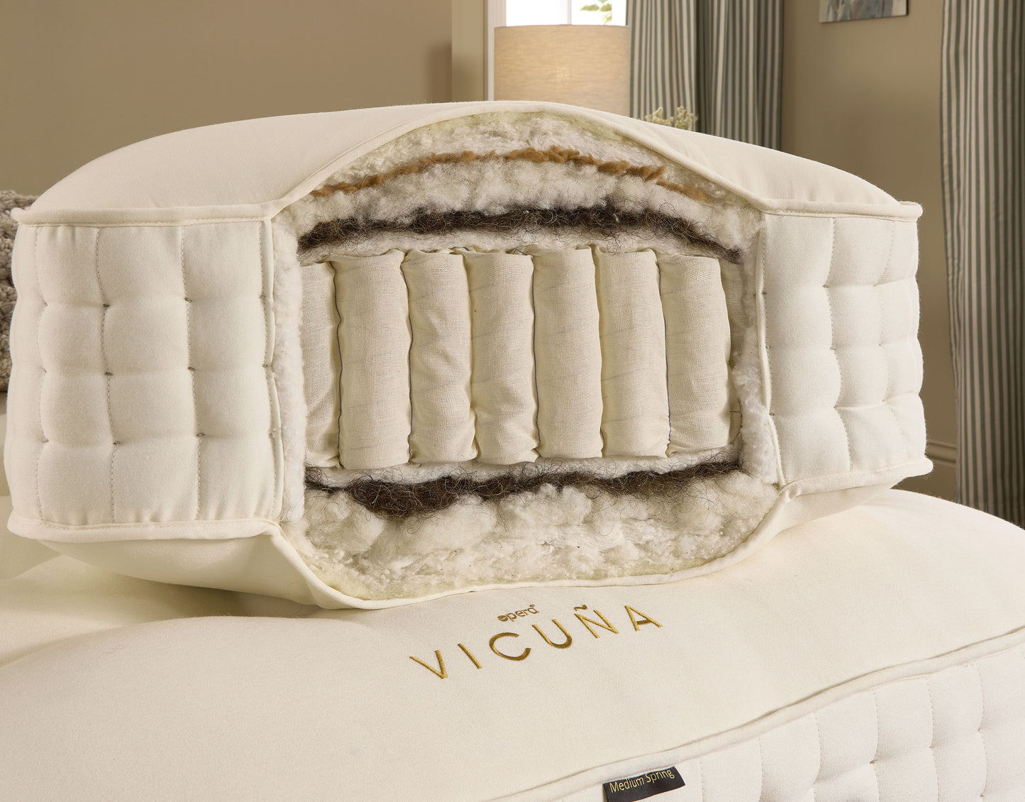 Vicuna 2000 Pocket Sprung Soft, Medium Or Firm Feel Adjustable Bed Mattress VAT FREE