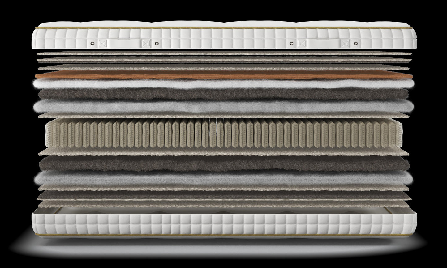 Vicuna 2000 Pocket Sprung Soft, Medium Or Firm Feel Adjustable Bed Mattress VAT FREE