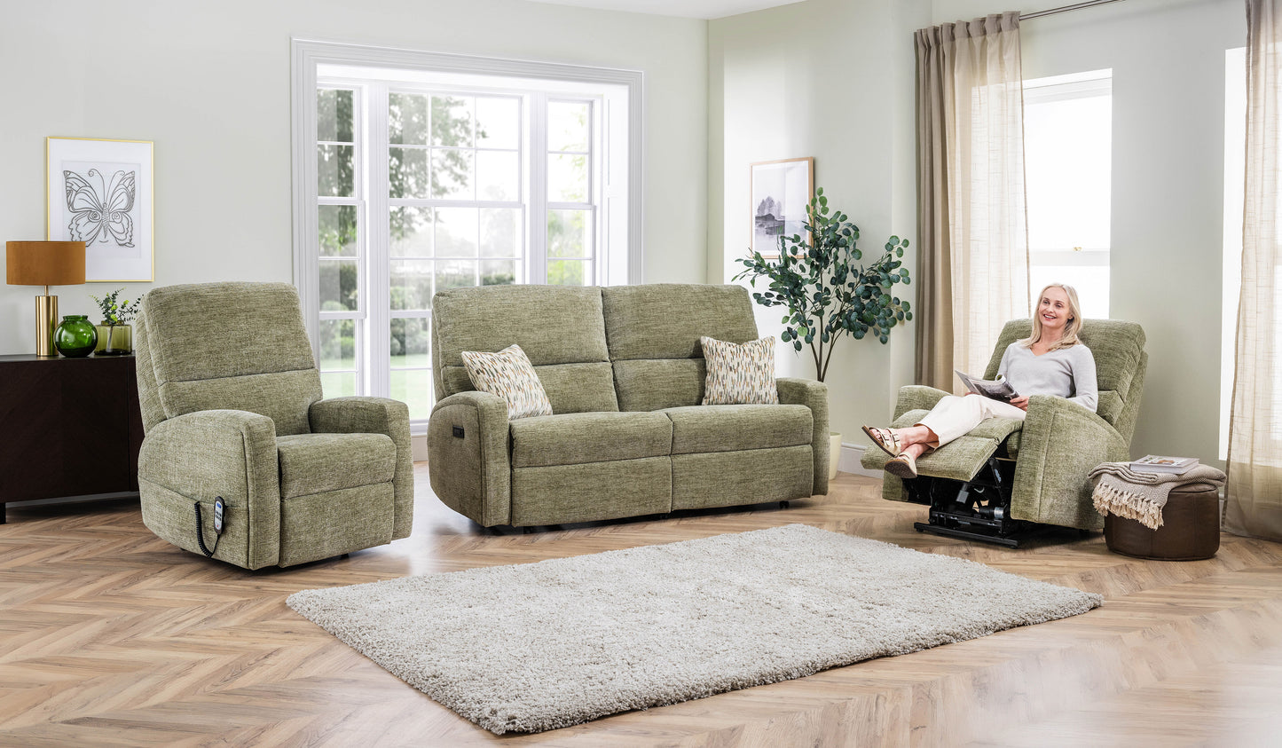 Celebrity Southwell Two Seater Manual Reclining Fabric Sofa With Mammoth Foam