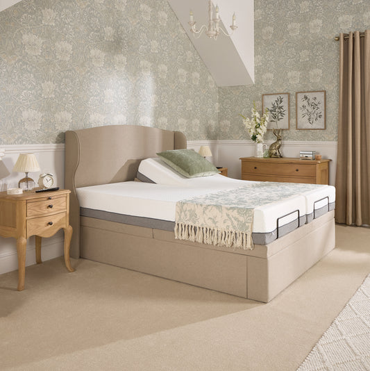 Ruby Motion Divan Adjustable Bed Base Only VAT FREE