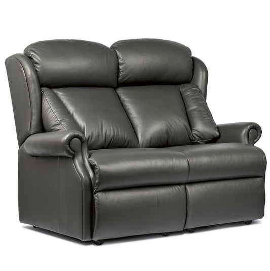 Sherborne Cartmel Fixed Leather Two Seater Sofa