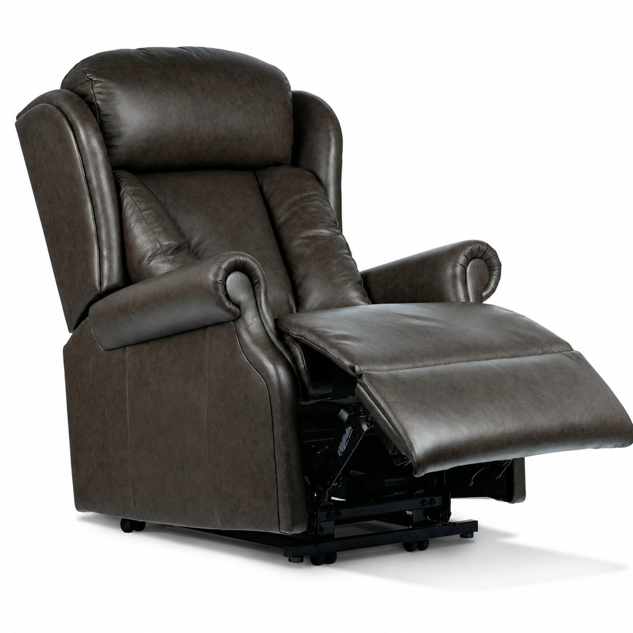 Sherborne Cartmel Electric Powered Recliner Leather Armchair With Headrest Adjustment Option
