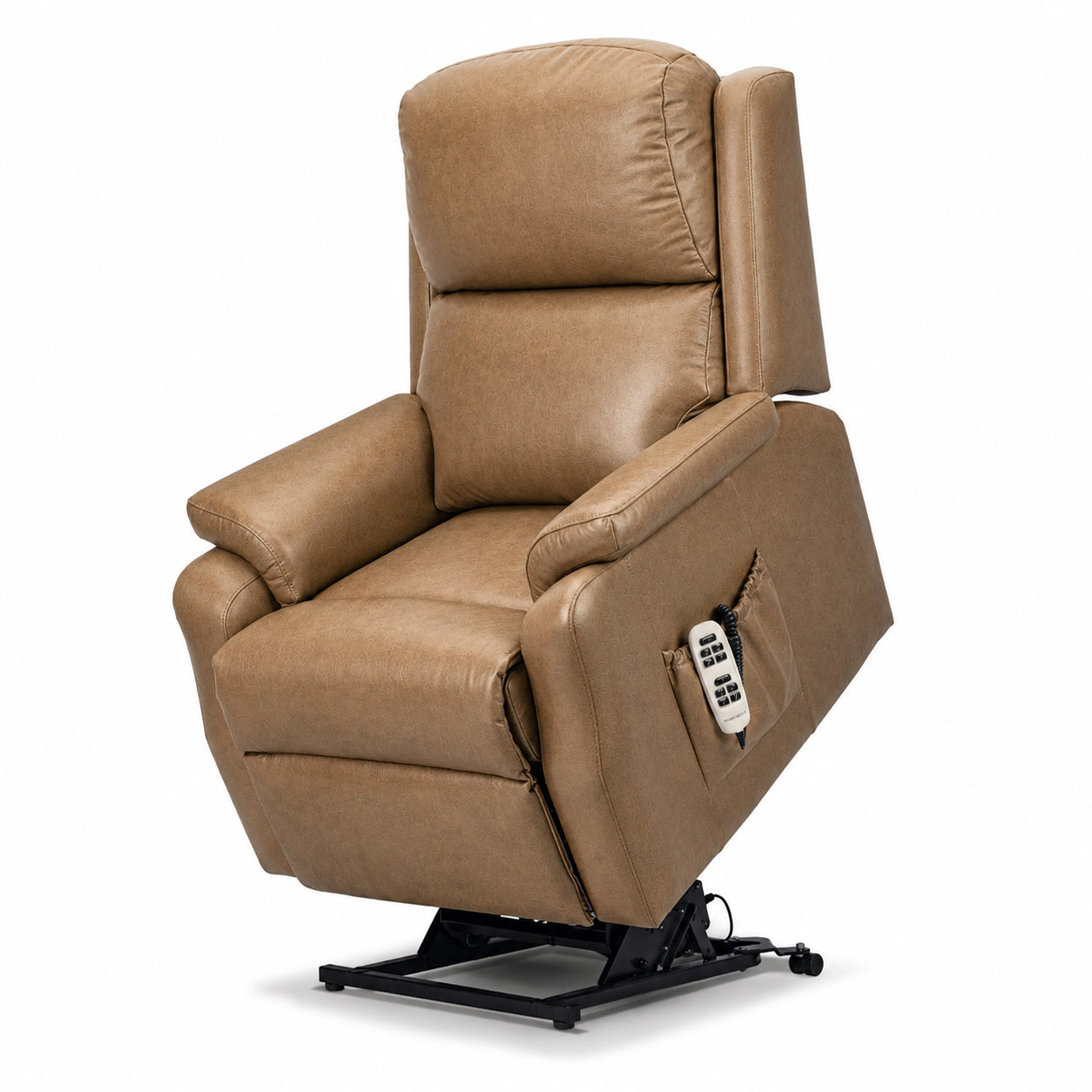 Sherborne Dakota Single Motor Leather Riser Recliner Armchair With Lumbar & Headrest Adjustment Option VAT FREE