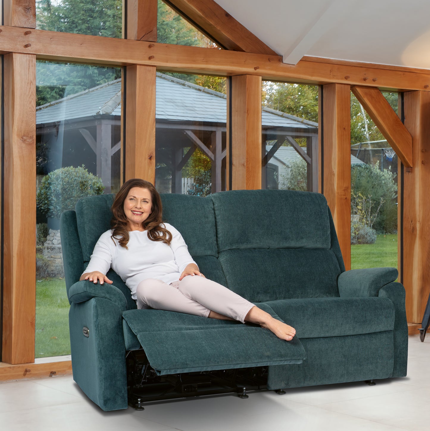 Sherborne Dakota Two Seater Lounger Fixed Fabric Sofa